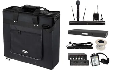 Contacta Zestaw Walizkowa przenośna pętla powierzchniowa (z mikrofonem w zestawie)