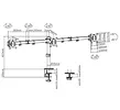 Gembird Ramię dla trzech monitorów biurkowe  (regulowane), 17 cali- 27 cali, do 7kg