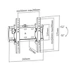 Gembird Uchwyt ścienny do telewizora (regulowany), 23 cale-42 cale