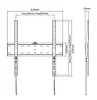 Gembird Uchwyt ścienny do telewizora (stały), 32 cale - 55 cale (40 kg)