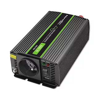 Qoltec Przetwornica napięcia Monolith | 300W | 600W | 12V na 230V |     Czysty Sinus