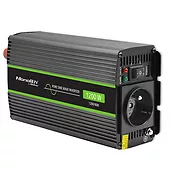 Qoltec Przetwornica napięcia Monolith | 600W | 1200W | 24V na 230V |    Czysty Sinus