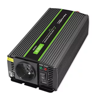 Qoltec Przetwornica napięcia Monolith | 600W | 1200W | 24V na 230V |    Czysty Sinus