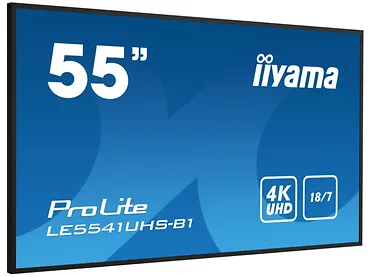 IIYAMA Monitor 55 cali LE5541UHS-B1 IPS,4K,18/7,LAN,USB,HDMI