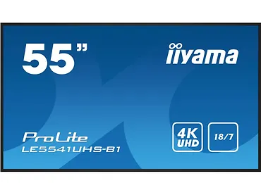 IIYAMA Monitor 55 cali LE5541UHS-B1 IPS,4K,18/7,LAN,USB,HDMI