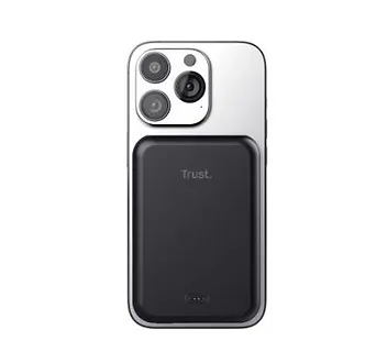 Trust Powerbank Magnetic Wireless 5000mAh czarny