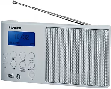 Sencor Radio przenośne cyfrowe DAB+ SRD 7100W, Bluetooth 5.0