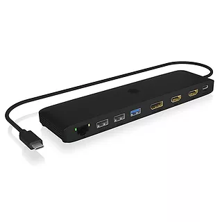 IcyBox Stacja dokująca IB-DK2116-C 12in1,HDMI,DP,LAN,USB