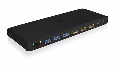 IcyBox Stacja dokująca IB-DK2416-C 11in1,HDMI,DP,USB,LAN