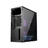 Gembird Obudowa Midi Tower Fornax M100B ATX niebiesie wentylatory Czarna