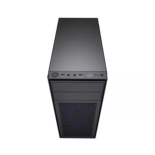 Gembird Obudowa Midi Tower Fornax M100B ATX niebiesie wentylatory Czarna