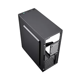 Gembird Obudowa Midi Tower Fornax M100B ATX niebiesie wentylatory Czarna