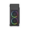 Gembird Obudowa Midi Tower Fornax M100RGB ATX wentylatory RGB Czarna