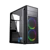 Gembird Obudowa Midi Tower Fornax M100RGB ATX wentylatory RGB Czarna