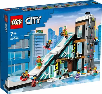 LEGO Klocki City 60366 Centrum narciarskie i wspinaczkowe