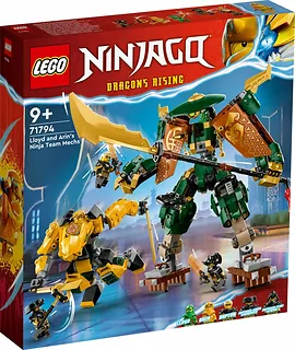 LEGO Klocki Ninjago 71794 Drużyna mechów ninja Lloyda i Arina