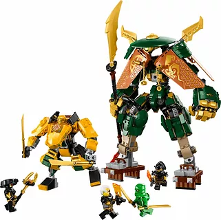 LEGO Klocki Ninjago 71794 Drużyna mechów ninja Lloyda i Arina