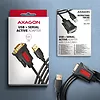 AXAGON ADS-1PSN Adapter USB 2.0 > RS-232 Port szeregowy, 1.5m kabel, chip Prolific