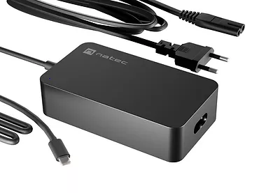 Natec Zasilacz Laptop Grayling USB-C 45W do laptopów, tabletów, telefonów