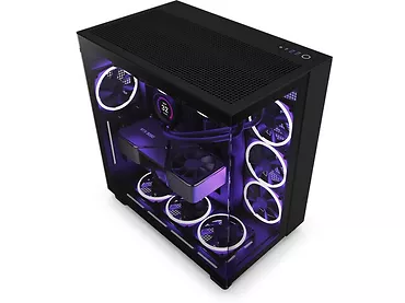 NZXT Obudowa H9 Flow z oknem Czarna