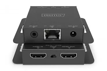 Digitus Przedłużacz/Extender HDMI 4K 30Hz 70m po skrętce Cat.5e/6/7/8 HDCP 1.4 EDID IR PoC, zestaw