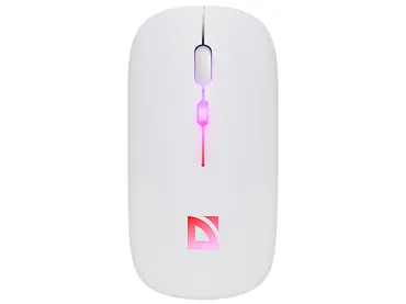 MYSZ DEFENDER TOUCH MM-997 RF+BT SILENT RGB AKU BIAŁA
