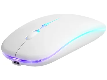 MYSZ DEFENDER TOUCH MM-997 RF+BT SILENT RGB AKU BIAŁA