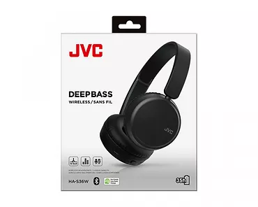 JVC Słuchawki HA-S36 WBU black