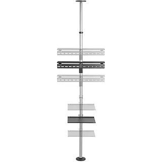 Techly Stojak Podłogowo-sufitowy LCD/LED 37-70 cali 30kg, 2700mm