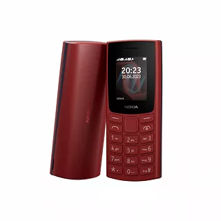 Nokia Telefon komórkowy 105 2023 DualSIM PL czerwony