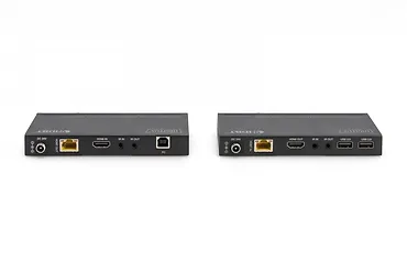 Digitus Przedłużacz/Extender HDMI 4K 60Hz 150m po skrętce Cat.6A/7/8 HDBaseT HDCP2.2 IR EDID PoC, zestaw
