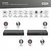 Digitus Przedłużacz/Extender HDMI 4K 60Hz 150m po skrętce Cat.6A/7/8 HDBaseT HDCP2.2 IR EDID PoC, zestaw