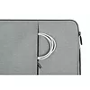 Gecko Covers Etui Gecko zipper sleeve eco na laptop 15 cali Szary