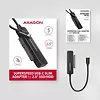 AXAGON ADSA-FP2C Adapter USB-C 5Gbps SATA 6G 2.5" HDD/SSD FASTPort2