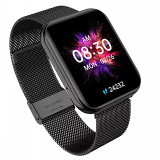 Garett Electronics Smartwatch GRC Maxx Czarny stalowy