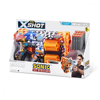 ZURU X-Shot Wyrzutnia Skins Dread Sonic the Hedgehog