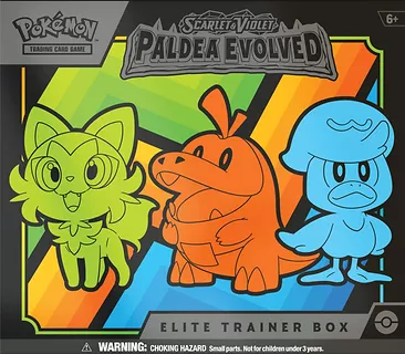 Pokemon TCG Karty Scarlet & Violet - Paldea Evolved - Elite Trainer Box