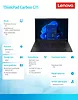 Lenovo Ultrabook ThinkPad Carbon G11 21HM006FPB W11Pro i7-1355U/32GB/1TB/INT/LTE/14.0 WUXGA/Touch/Deep Black/3YRS Premier Suport + CO2 Offset