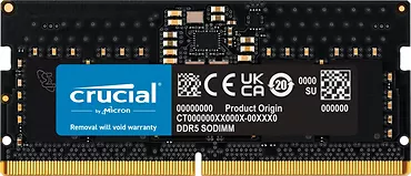 Crucial Pamięć do notebooka DDR5 SODIMM 8GB/5200 CL42 (16Gbit)