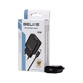 Beline Ładowarka sieciowa 25W GaN USB-C + kabel USB-C, czarna