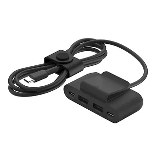 Belkin Ładowarka 4-portowa 2x USB-C 2xA do 30W czarna