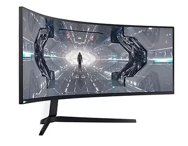 Samsung Monitor 49 cali LC49G95TSSPXEN VA 5120x1440 DQHD 32:9 super szeroki 1xHDMI 2xDP 2xUSB 3.0 1ms(GTG) HAS zakrzywiony 240Hz Gaming 2 lata d2d