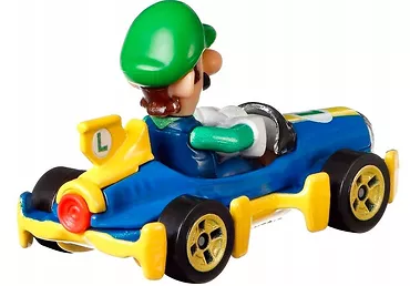 Hot Wheels Pojazd Mario Kart, Luigi