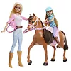 Mattel Lalki Barbie Lekcja jazdy konnej 2 lalki i konik