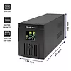 Qoltec Zasilacz awaryjny UPS | Monolith | 1500VA | 900W | LCD | USB