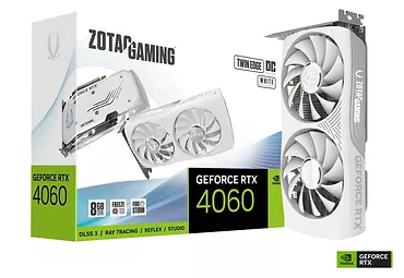 ZOTAC Karta graficzna GeForce RTX 4060 Twin Edge OC 8GB GDDR6 128bit biała