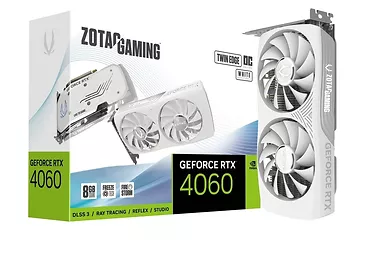 ZOTAC Karta graficzna GeForce RTX 4060 Twin Edge OC 8GB GDDR6 128bit biała