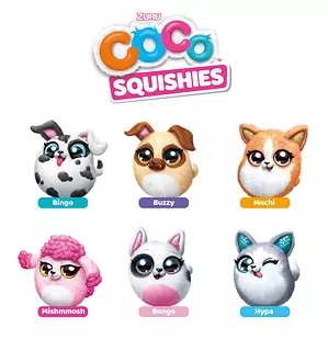 ZURU Coco Surprise Maskotka SQUISHIES seria 1
