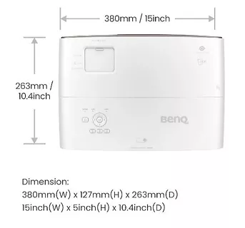 Benq Projektor W2710 DLP 4K 2200ANSI/50000:1/HDMI