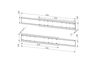 Neomounts Uchwyt ADM-875BL2 Adapter 2XLFD